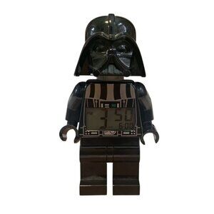 LEGO Star Wars Darth Vader Minifigure Alarm Clock 9" Digital Tested